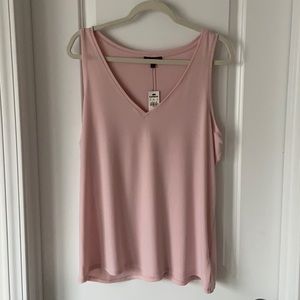 Express light pink v neck tank